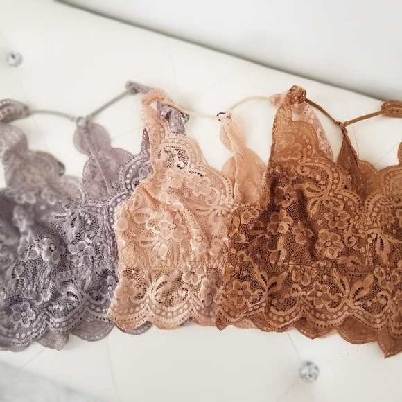Last1️⃣ Girly Summer Lace Bralette Racerback Bra - Picture 5 of 9